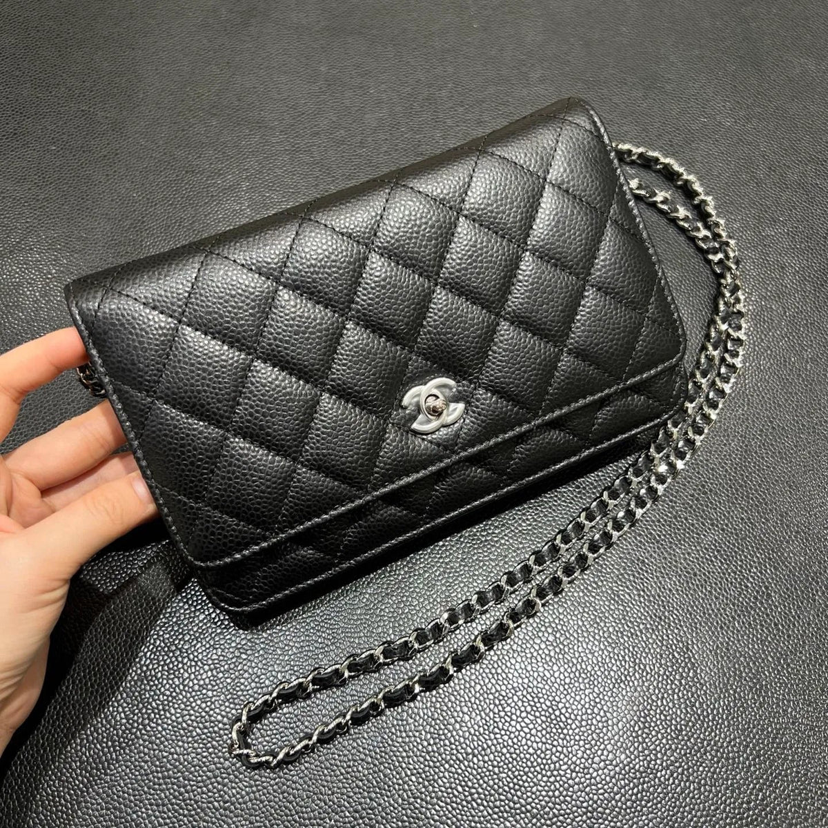 Chanel WOC Twist Clasp Crossbody Shoulder Bag