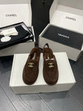 Chanel Women's 25A Teddy Loafer Mules Shearling 340625