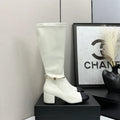 Chanel Women's Ankle Boots Stretch Sheepskin Leather 2026
