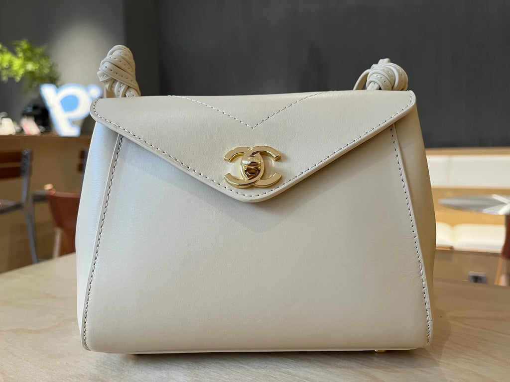 Chanel Women's Calfskin Leather Envelope Flap Bag AS6223 26A