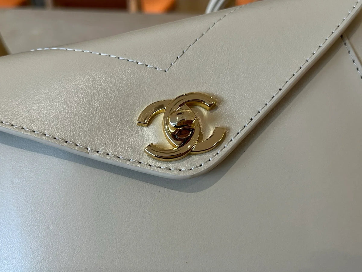 Chanel Women's Calfskin Leather Envelope Flap Bag AS6223 26A