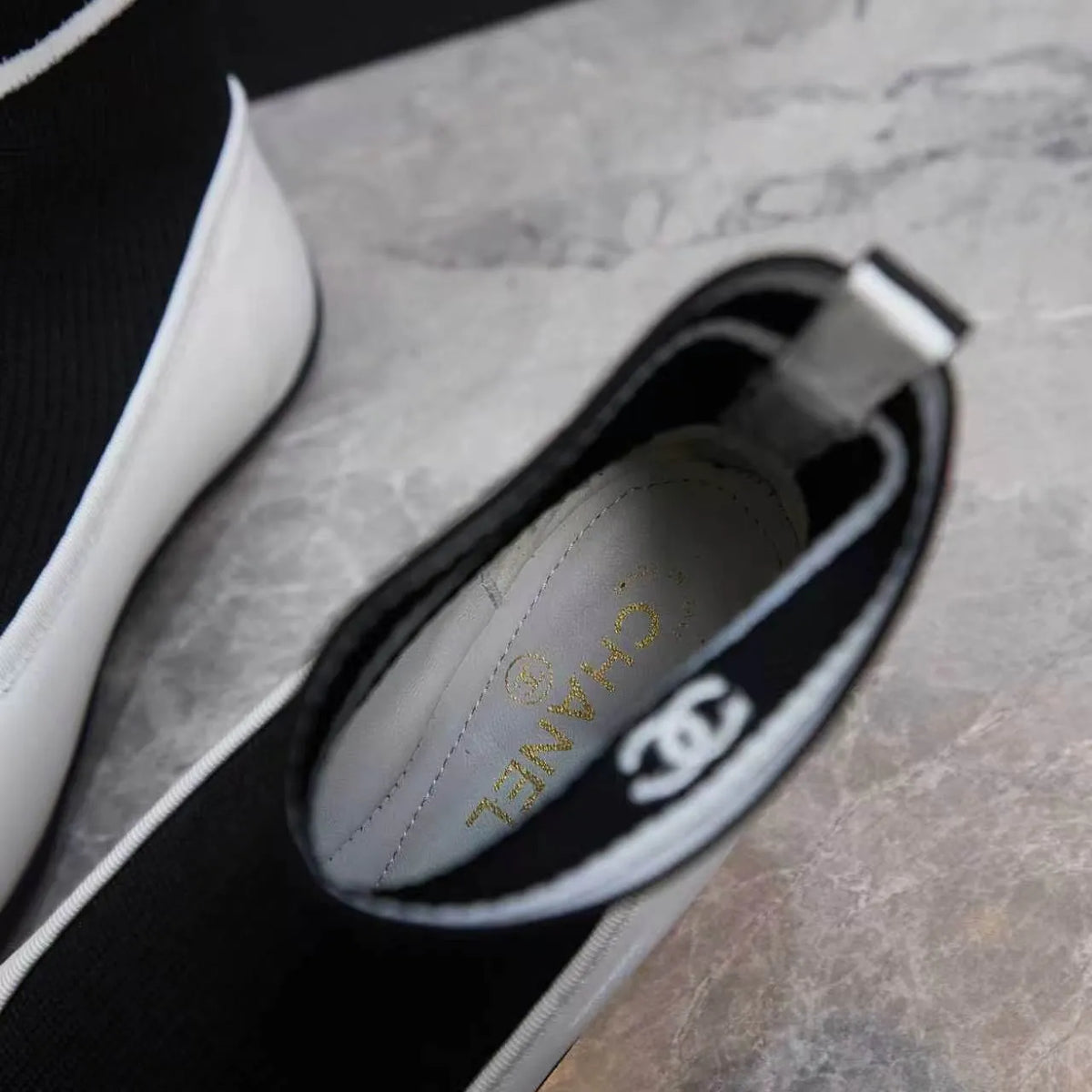 Chanel Women's Classic Bow Ballet Flats Lambskin Leather