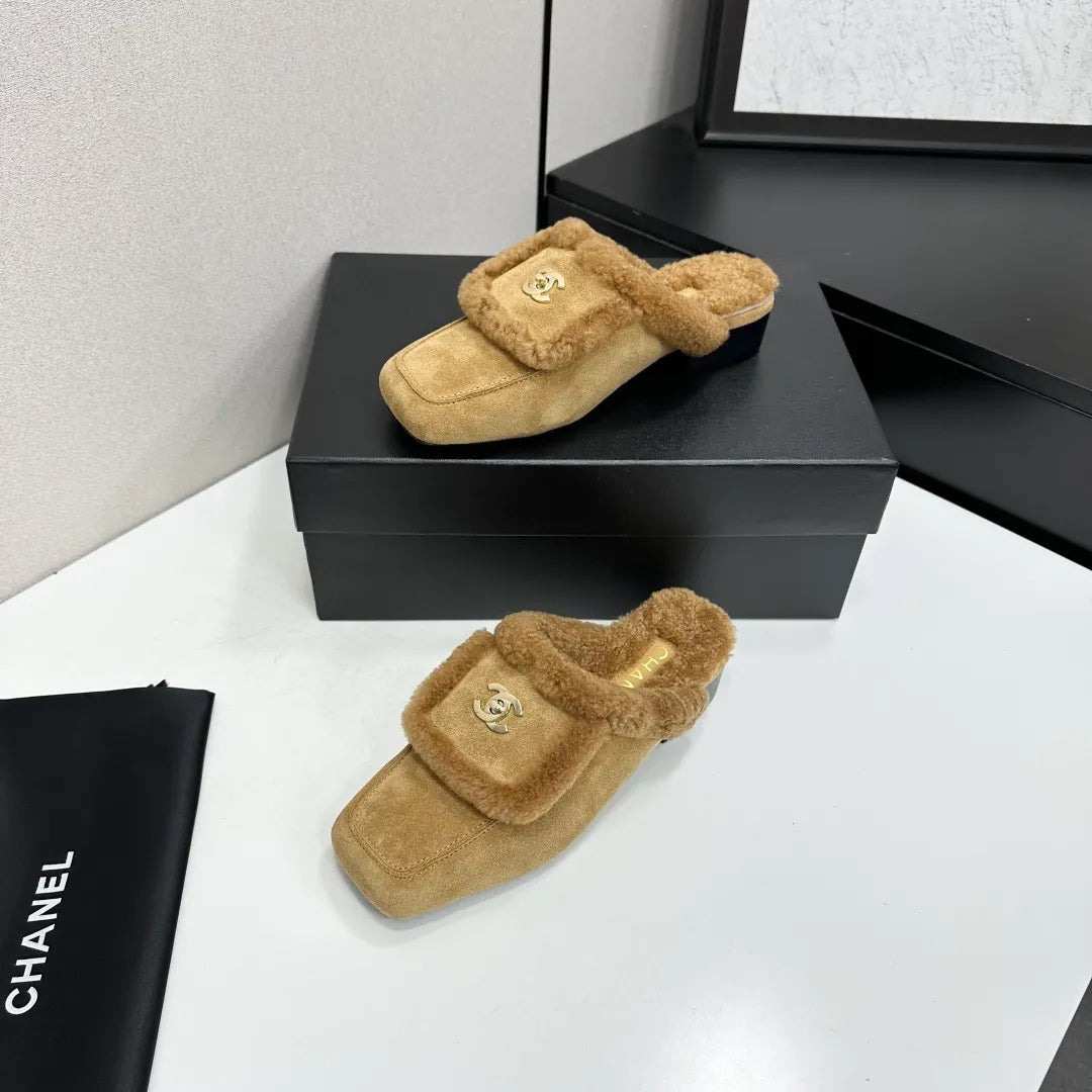 Chanel Women's Leather Shoes Wool Lining 2026