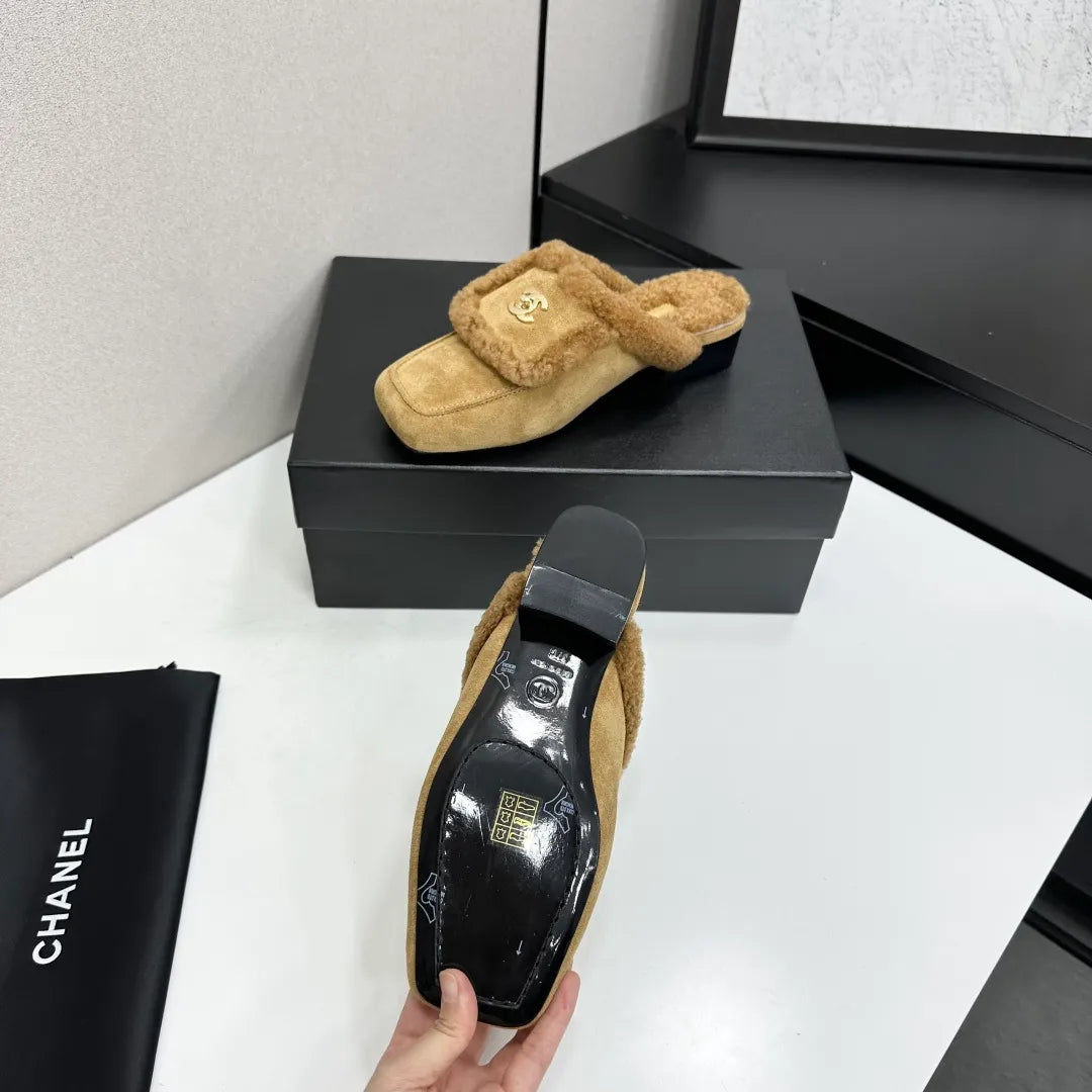 Chanel Women's Leather Shoes Wool Lining 2026