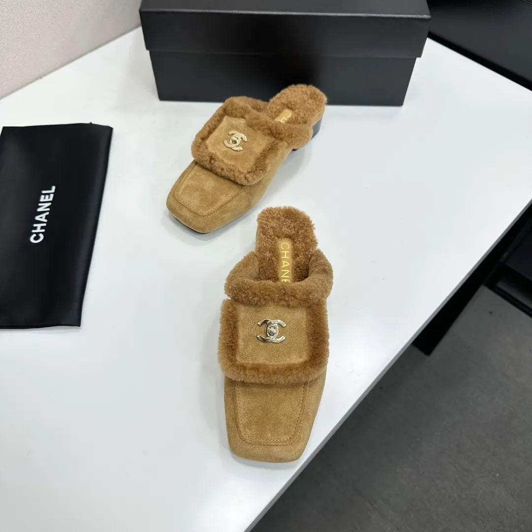 Chanel Women's Leather Shoes Wool Lining 2026