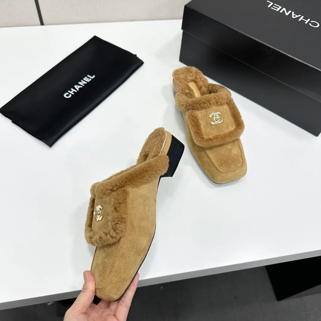Chanel Women's Leather Shoes Wool Lining 2026