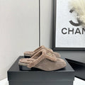 Chanel Women's Loafers Cowhide Wool Lining Leather Sole 2026