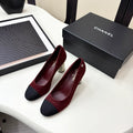 Chanel Women's Mules Suede Lambskin Leather 25P