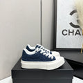 Chanel Women's Panda Sneakers Cowhide Waterproof Cloth
