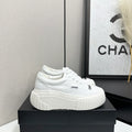 Chanel Women's Panda Sneakers Cowhide Wool Lining TPU Sole