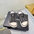 Chanel Women's Panda Sneakers Leather Suede TPU 26A
