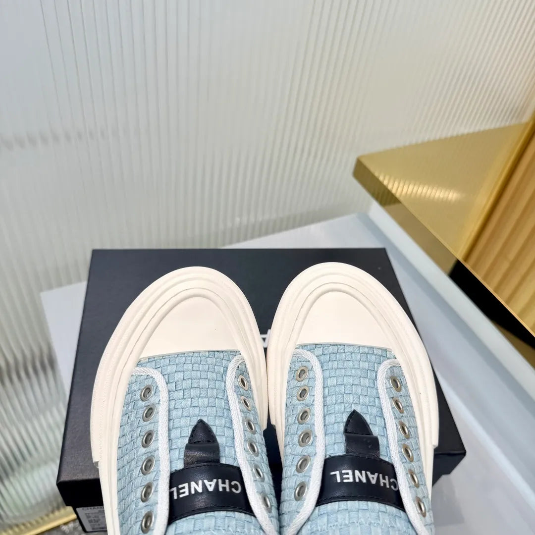 Chanel Women's Panda Sneakers Leather Suede TPU 26A