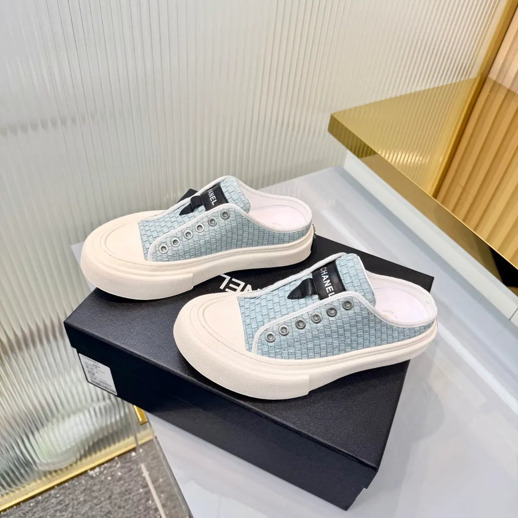 Chanel Women's Panda Sneakers Leather Suede TPU 26A