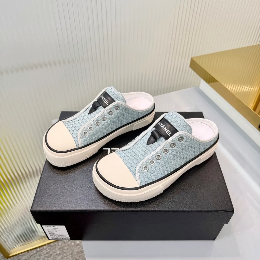 Chanel Women's Panda Sneakers Leather Suede TPU 26A