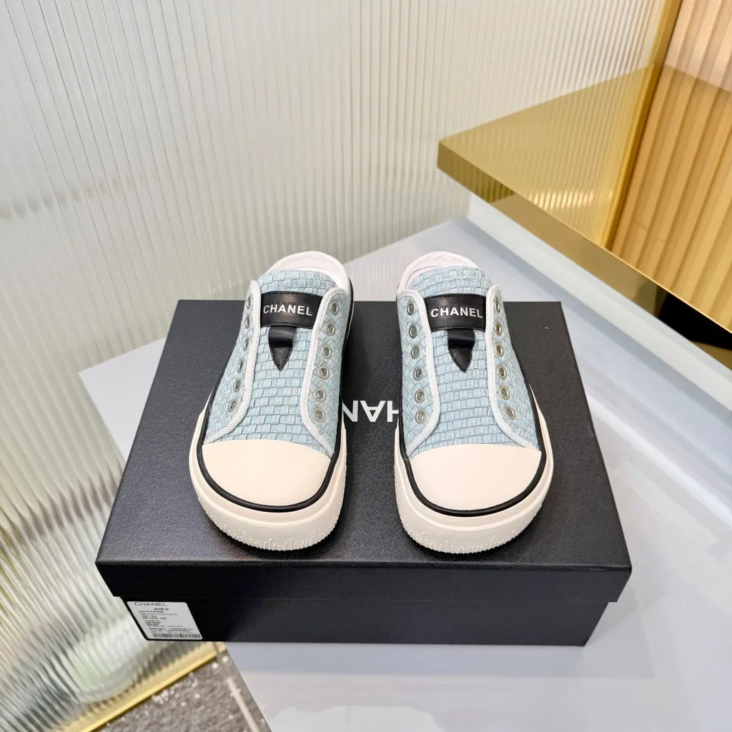Chanel Women's Panda Sneakers Leather Suede TPU 26A