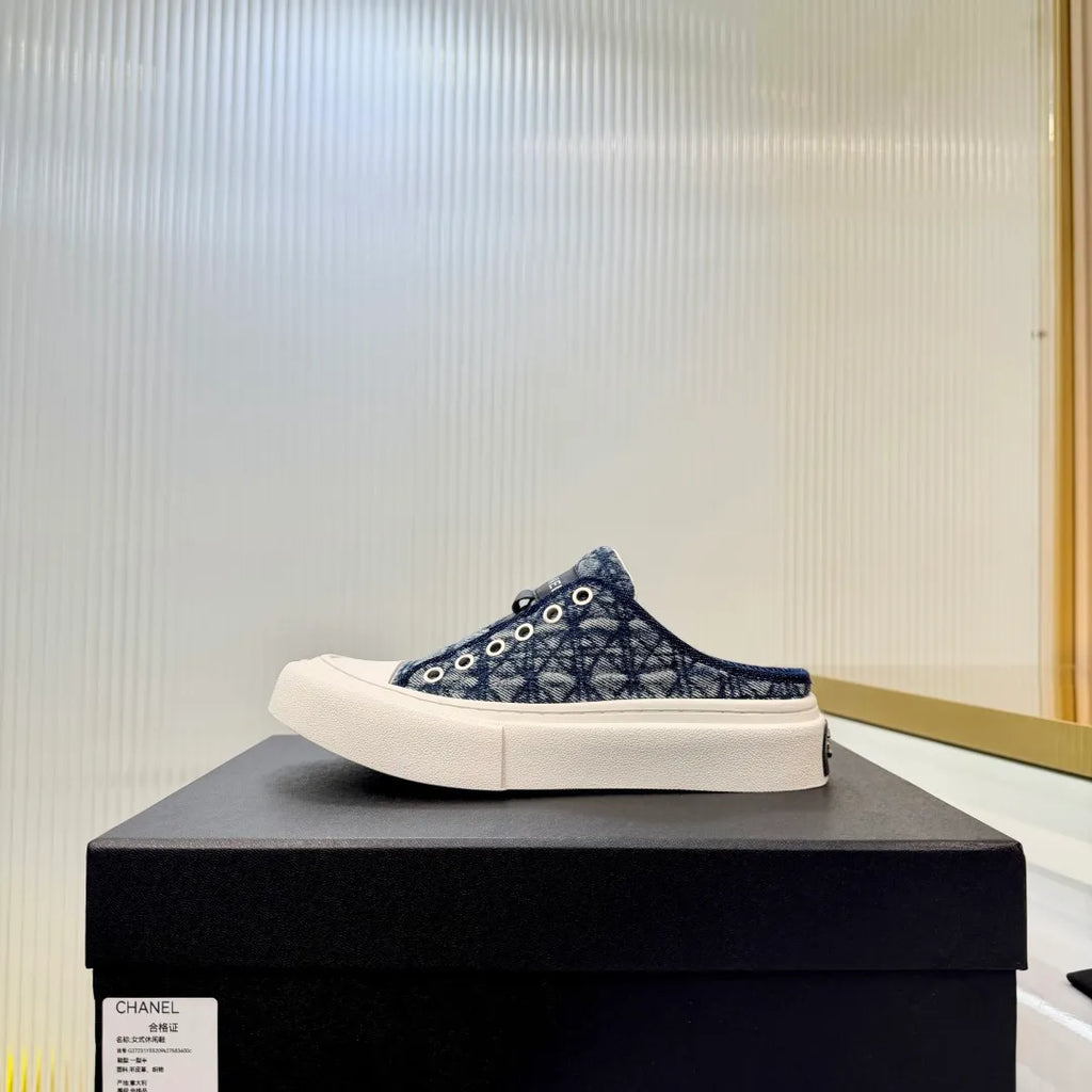 Chanel Women's Panda Sneakers Leather Suede TPU 26A