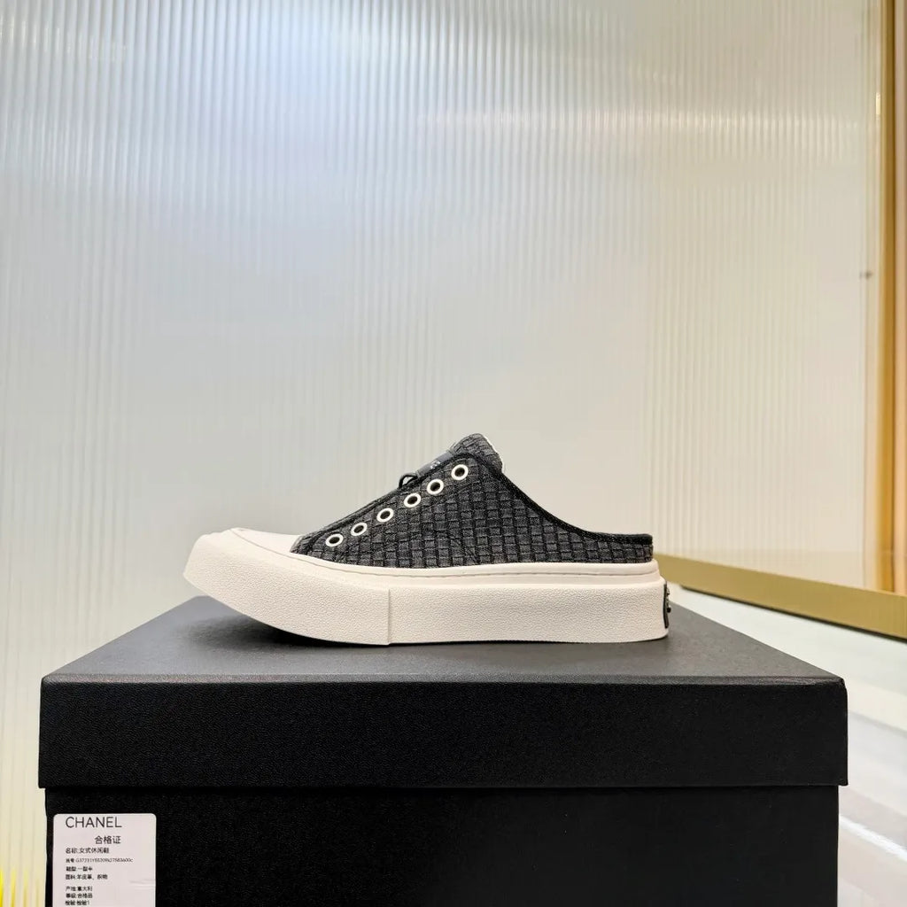 Chanel Women's Panda Sneakers Leather Suede TPU 26A