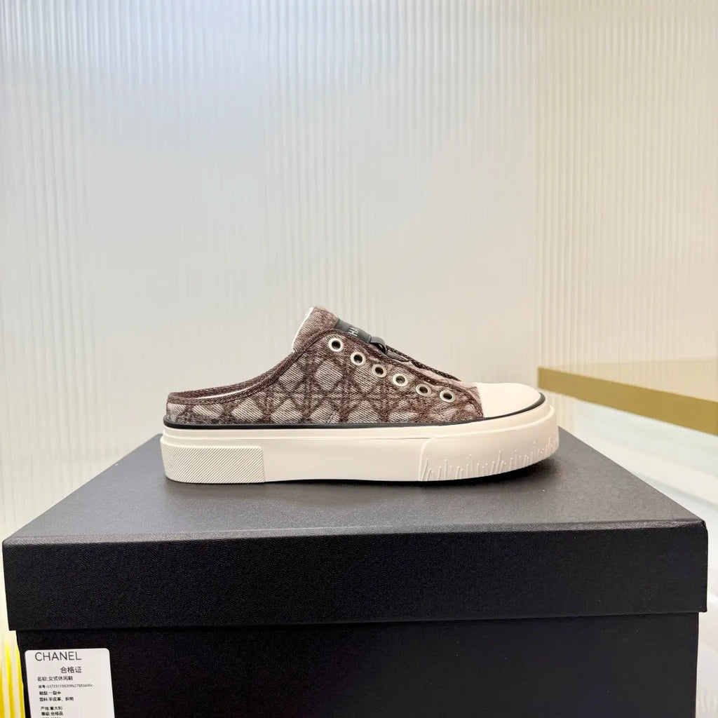 Chanel Women's Panda Sneakers Leather Suede TPU 26A
