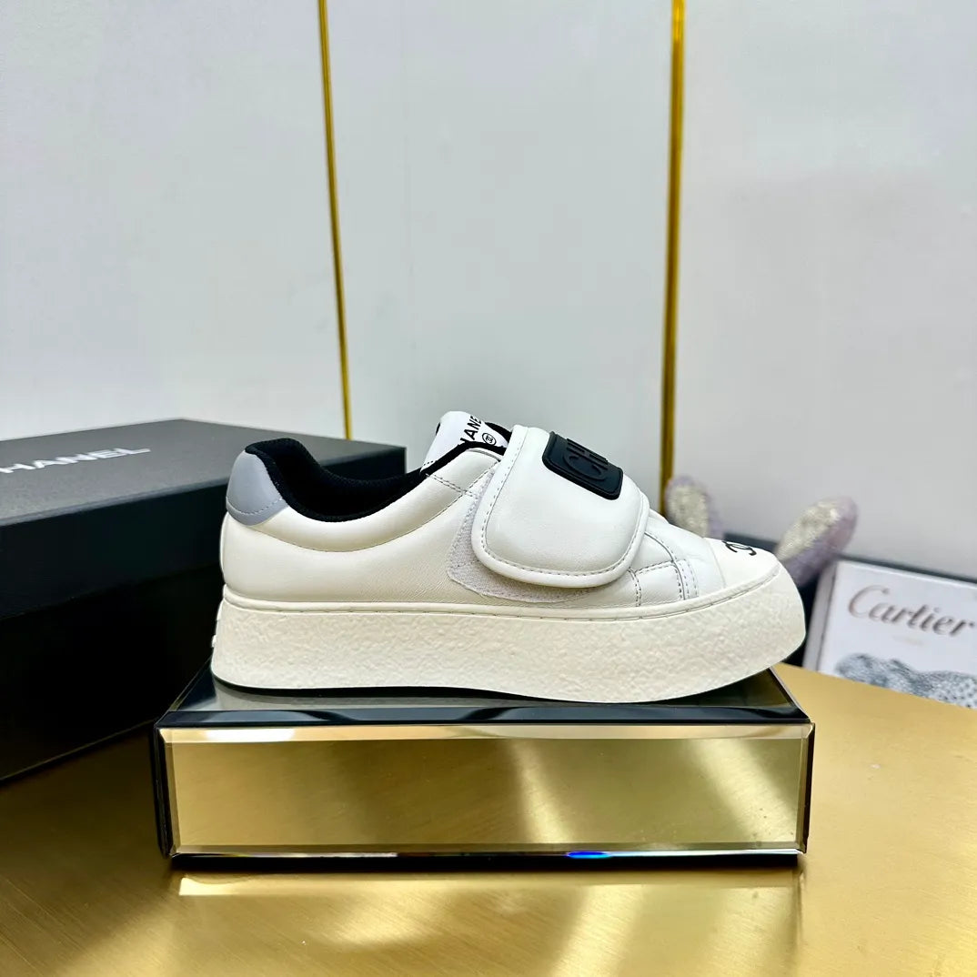 Chanel Women's Panda Sneakers Leather TPU 25C