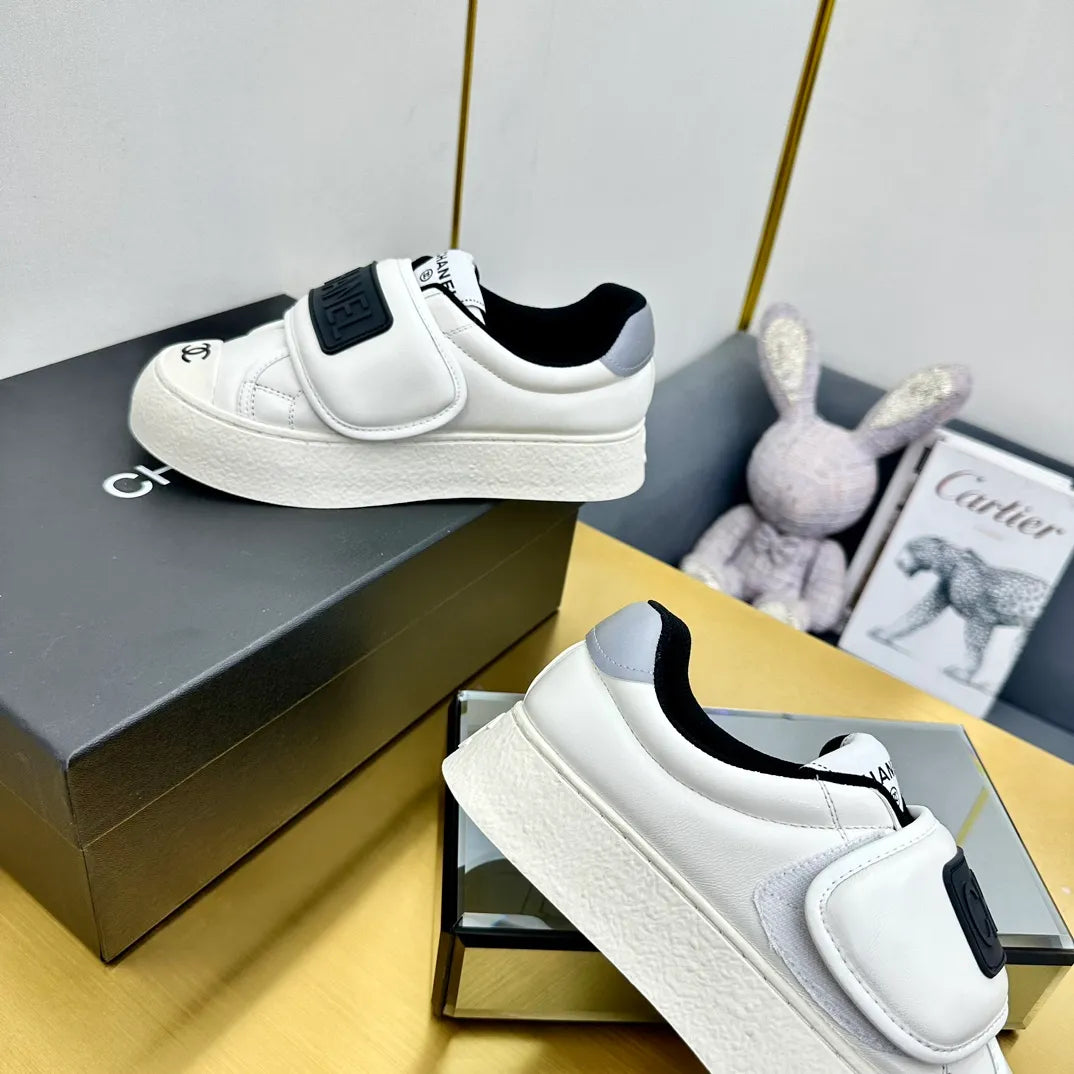 Chanel Women's Panda Sneakers Leather TPU 25C