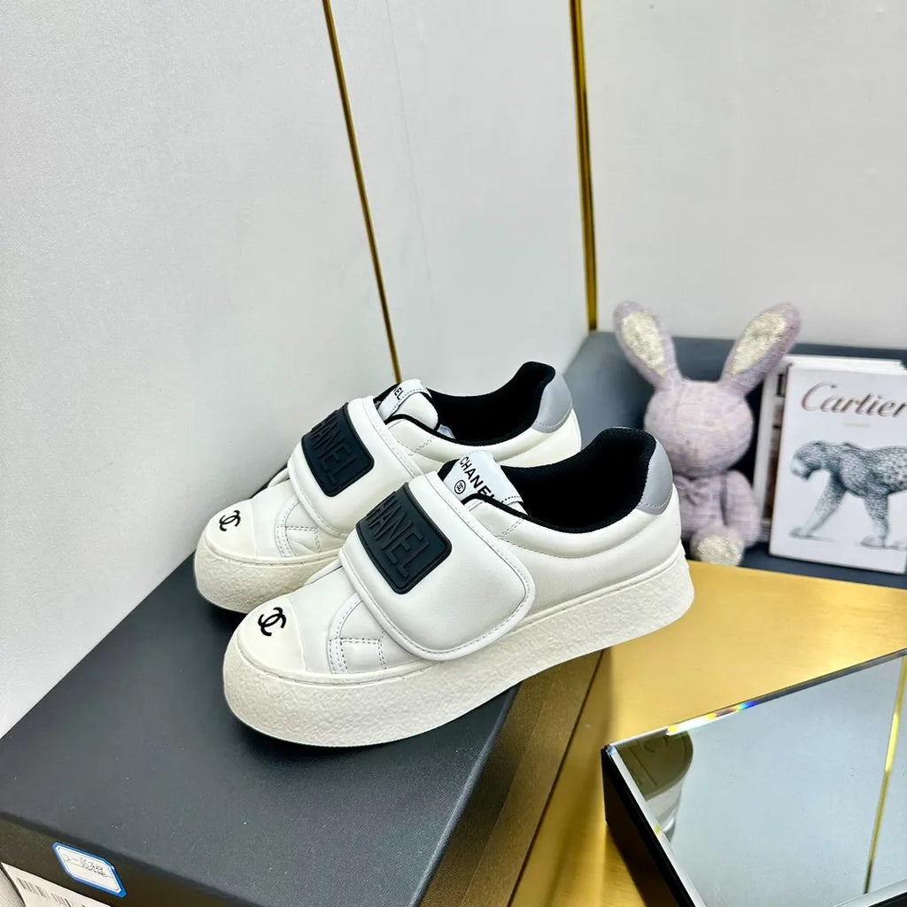 Chanel Women's Panda Sneakers Leather TPU 25C