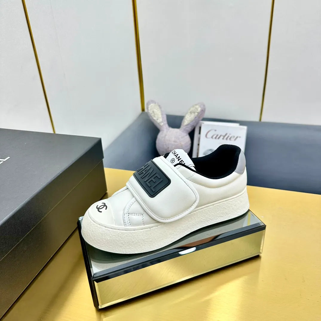 Chanel Women's Panda Sneakers Leather TPU 25C
