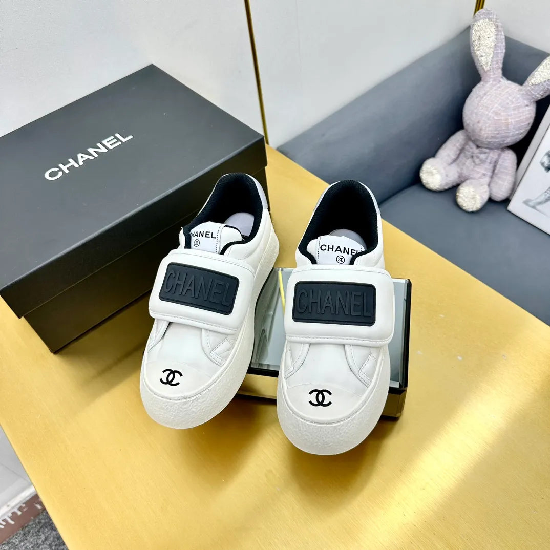 Chanel Women's Panda Sneakers Leather TPU 25C
