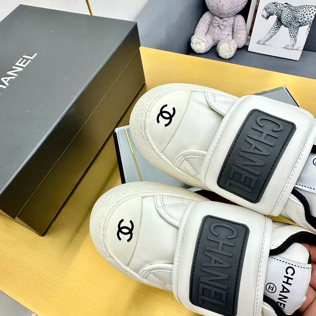 Chanel Women's Panda Sneakers Leather TPU 25C