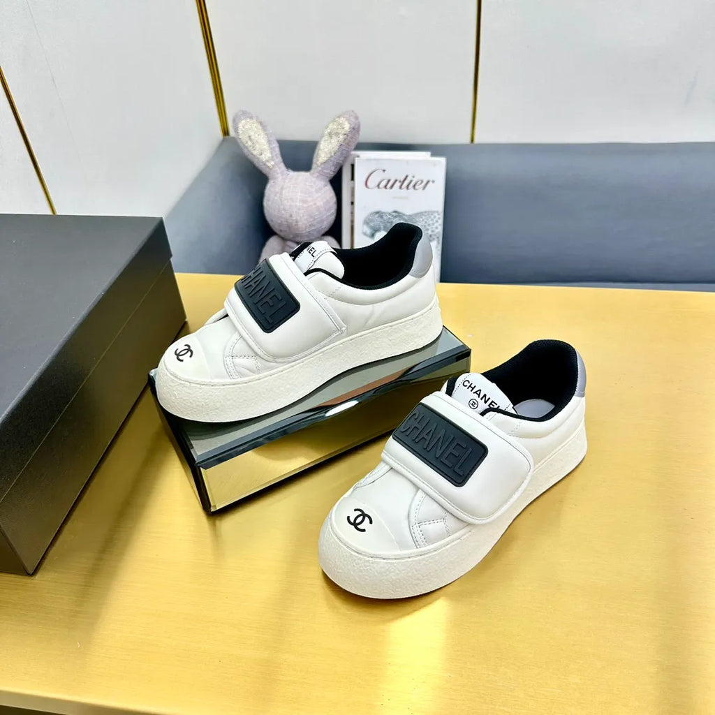 Chanel Women's Panda Sneakers Leather TPU 25C