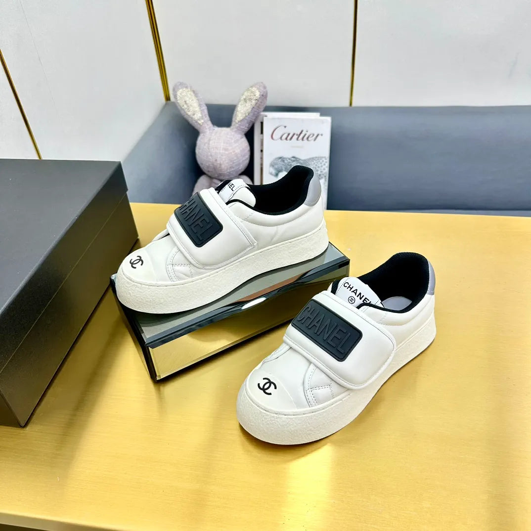Chanel Women's Panda Sneakers Leather TPU 25C