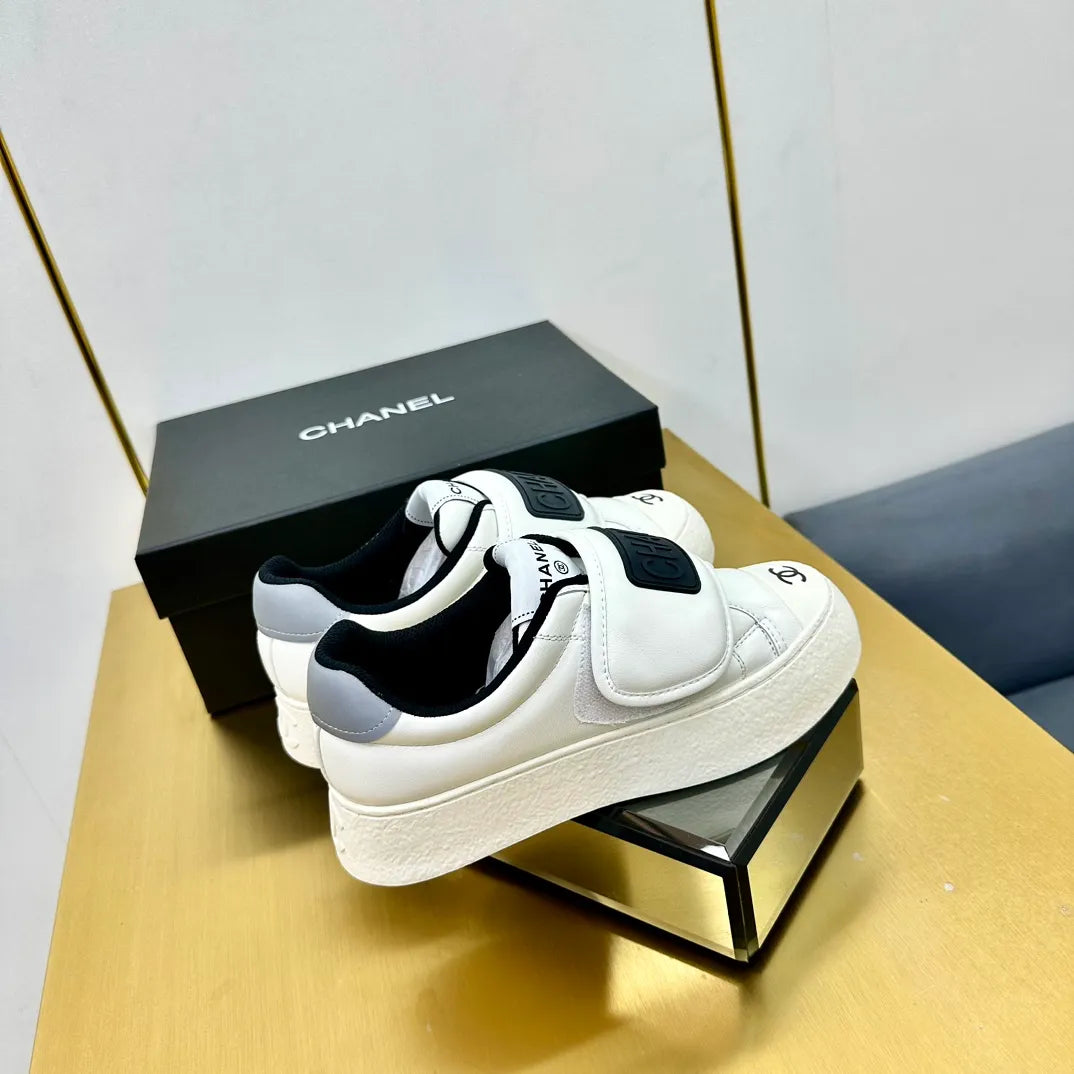 Chanel Women's Panda Sneakers Leather TPU 25C