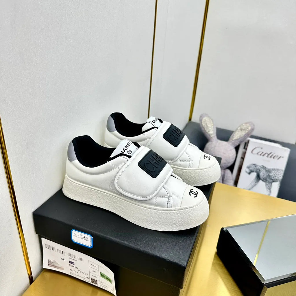 Chanel Women's Panda Sneakers Leather TPU 25C