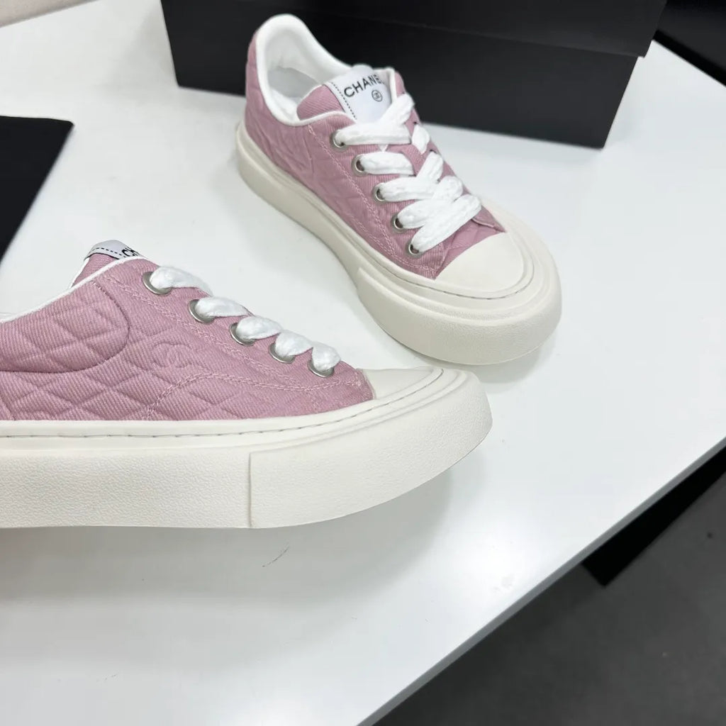 Chanel Women's Panda Sneakers Silk Cowhide Waterproof Cloth TPU 2026