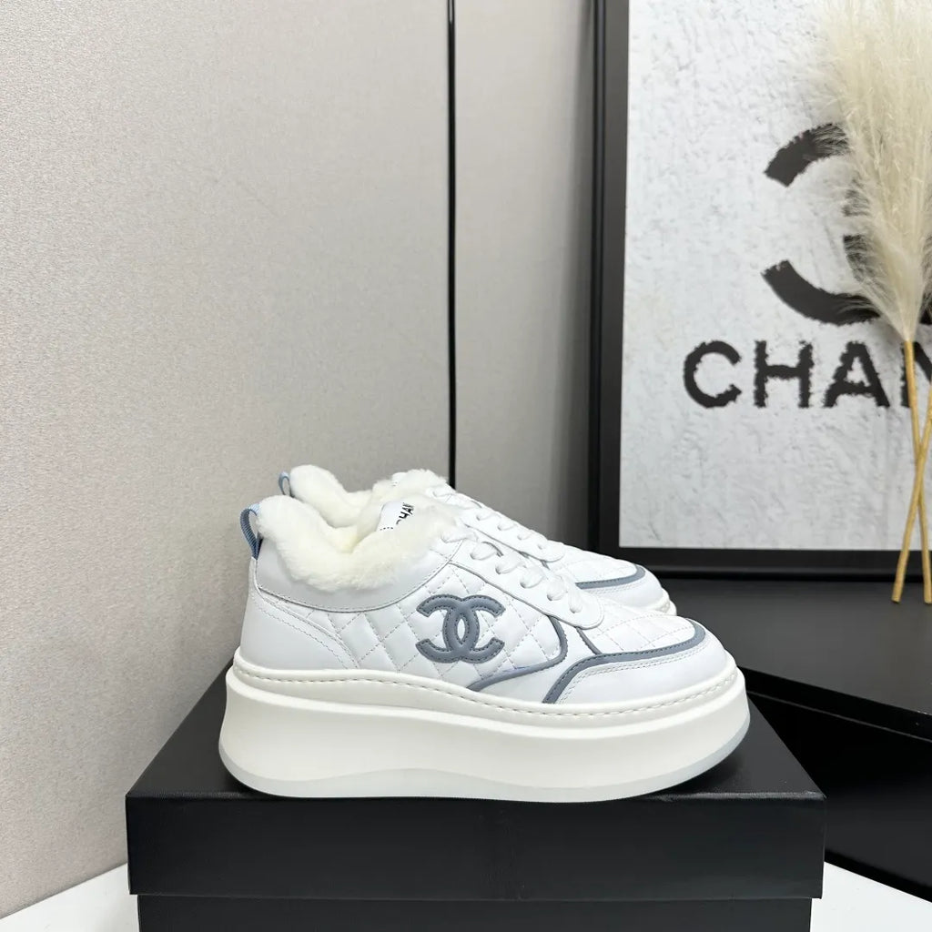 Chanel Women's Panda Sneakers Silk Cowhide Waterproof Cloth TPU 2026