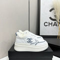 Chanel Women's Panda Sneakers Silk Cowhide Waterproof Cloth TPU 2026