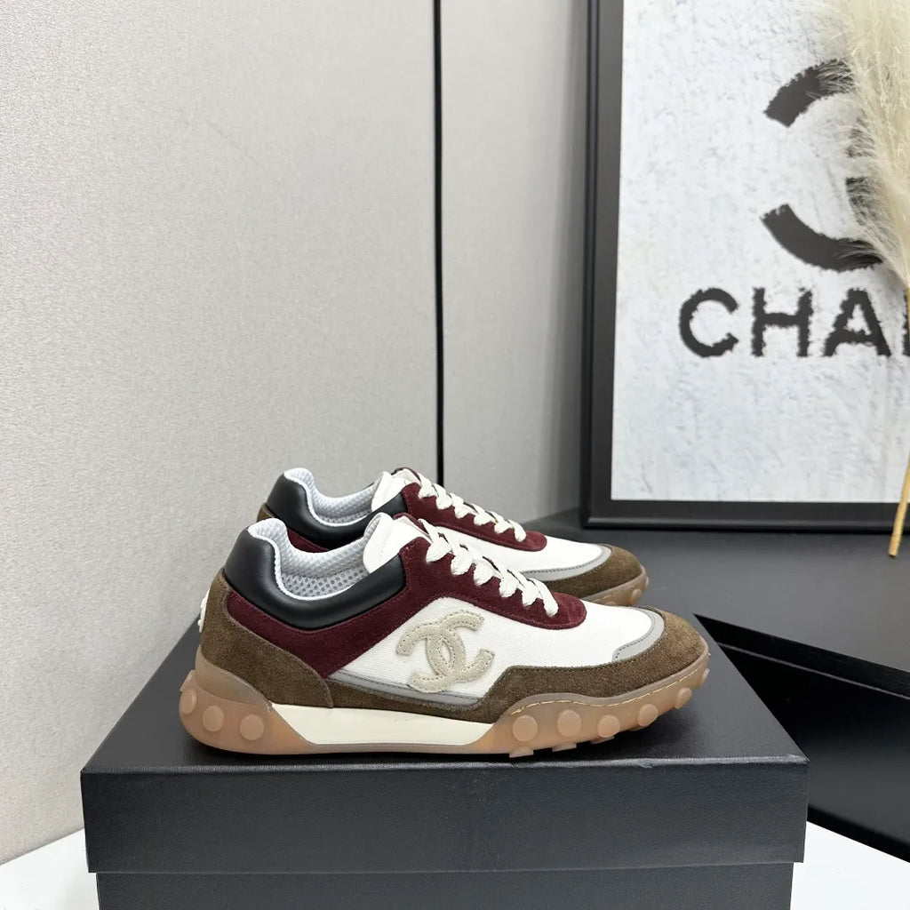 Chanel Women's Panda Sneakers Silk Cowhide Waterproof Cloth TPU 2026