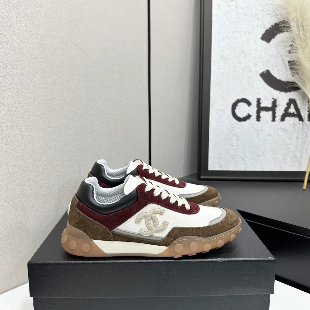 Chanel Women's Panda Sneakers Silk Cowhide Waterproof Cloth TPU 2026