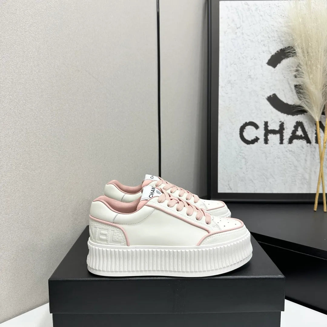 Chanel Women's Panda Sneakers Silk Cowhide Waterproof Cloth TPU 2026