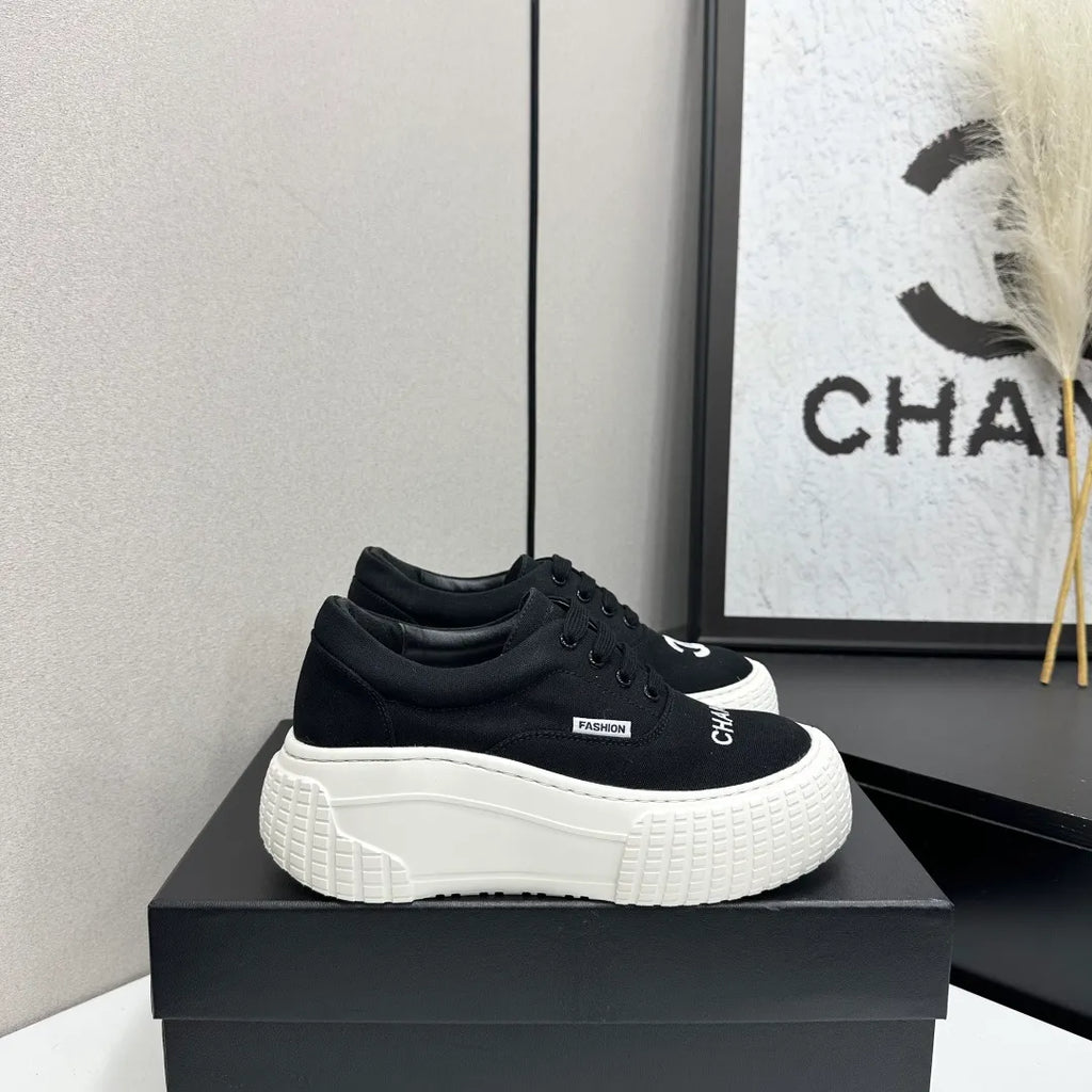Chanel Women's Panda Sneakers Silk Cowhide Waterproof Cloth TPU 2026