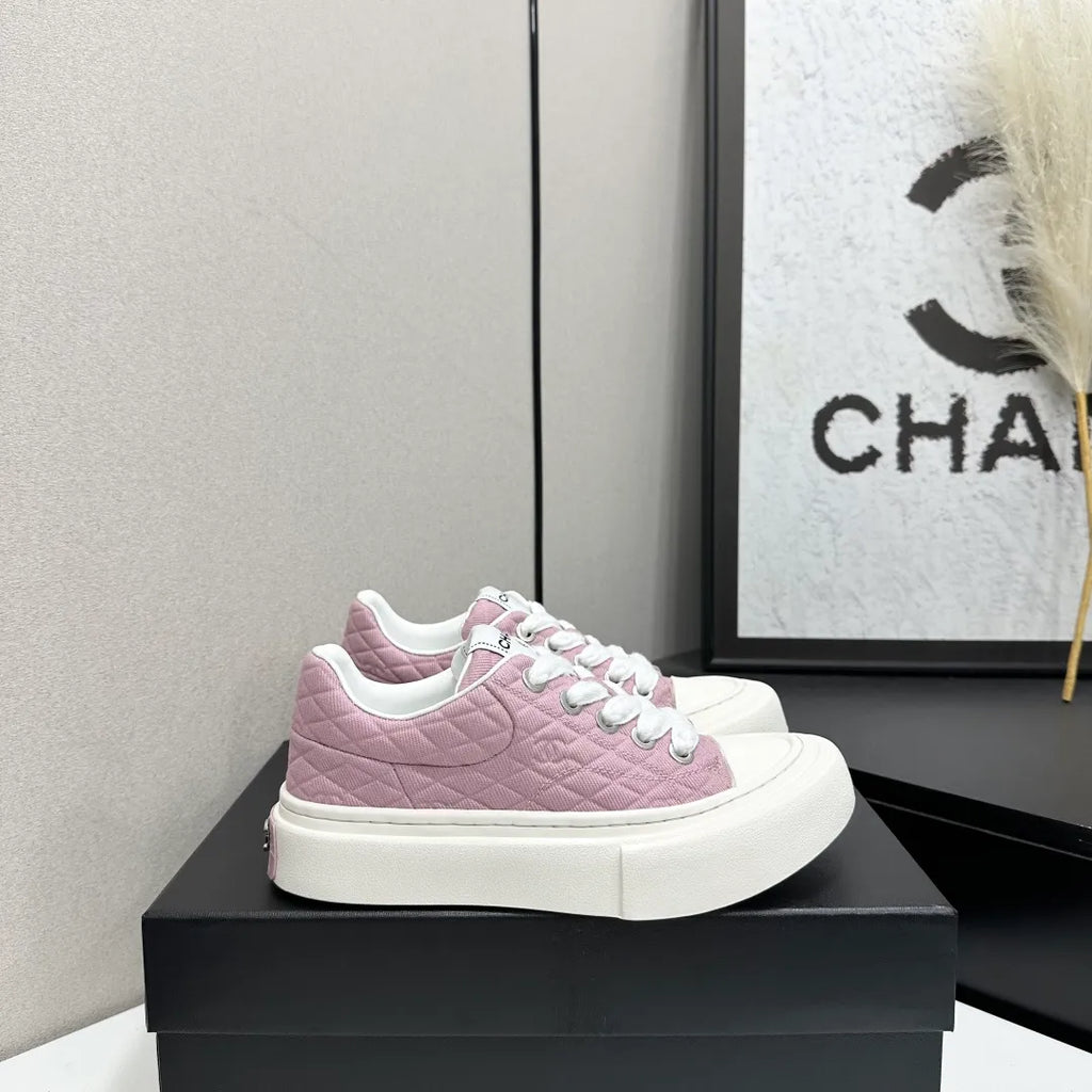 Chanel Women's Panda Sneakers Silk Cowhide Waterproof Cloth TPU 2026