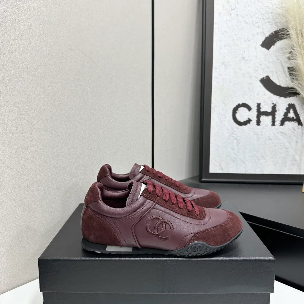 Chanel Women's Panda Sneakers Silk Cowhide Waterproof Cloth TPU 2026