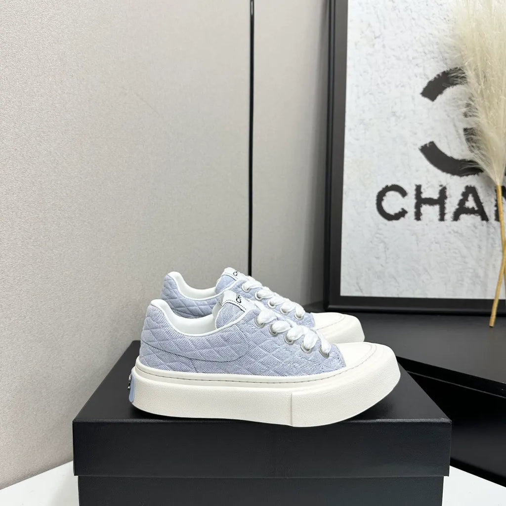Chanel Women's Panda Sneakers Silk Cowhide Waterproof Cloth TPU 2026