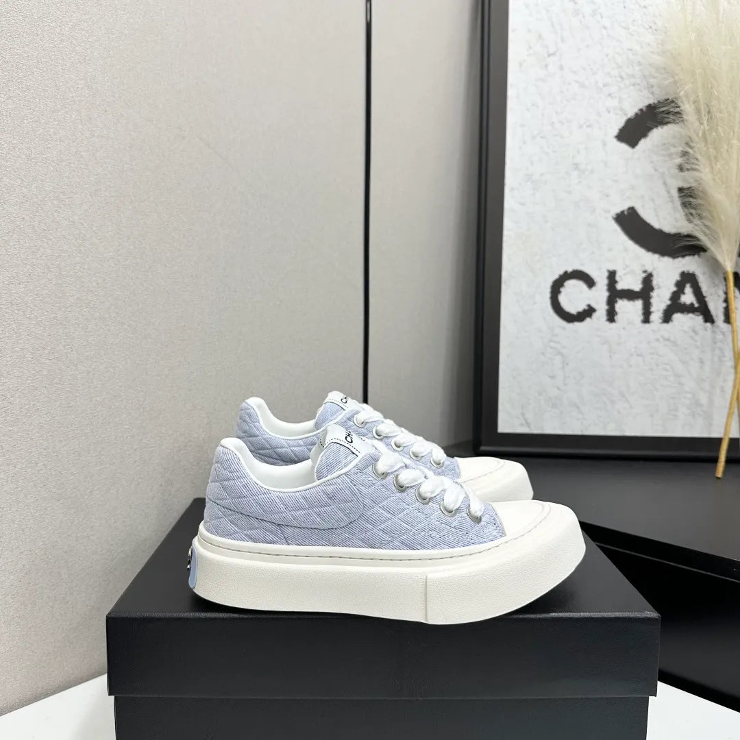 Chanel Women's Panda Sneakers Silk Cowhide Waterproof Cloth TPU 2026