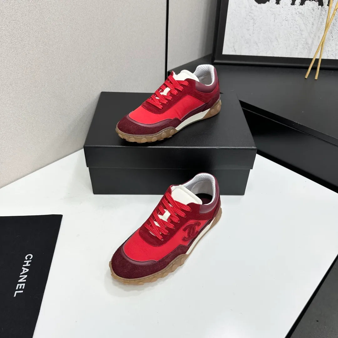 Chanel Women's Panda Sneakers Silk Cowhide Waterproof Cloth TPU 2026