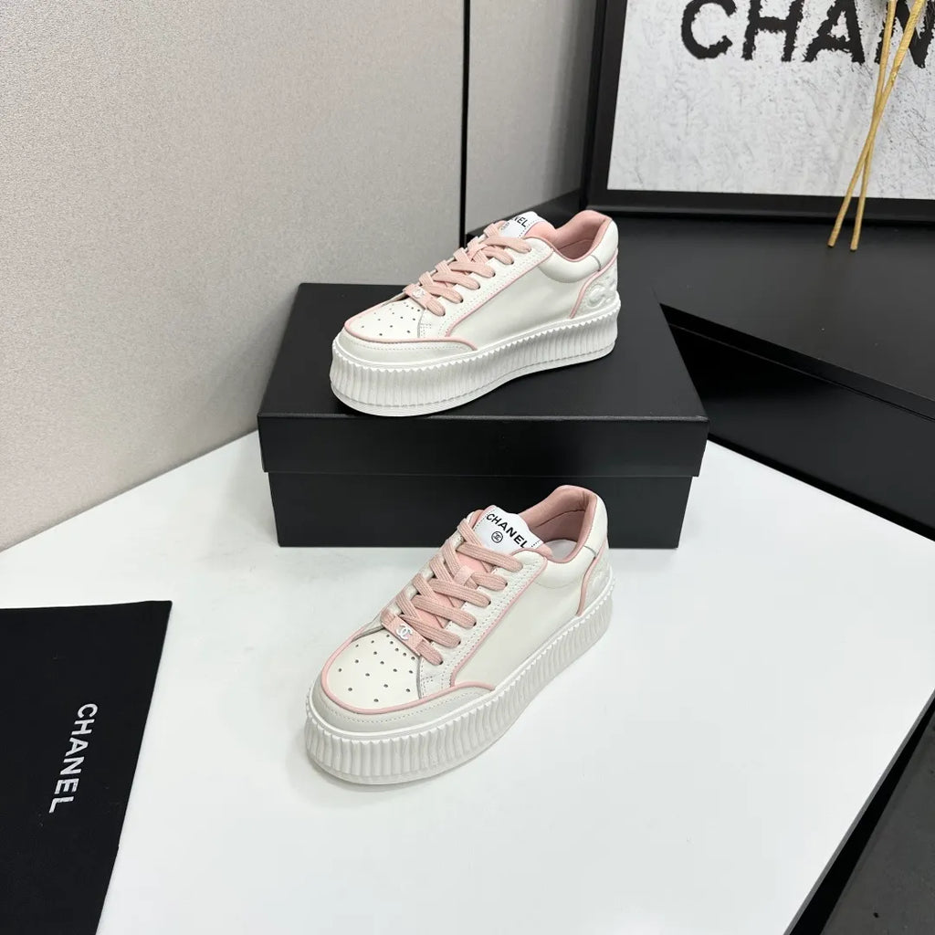 Chanel Women's Panda Sneakers Silk Cowhide Waterproof Cloth TPU 2026