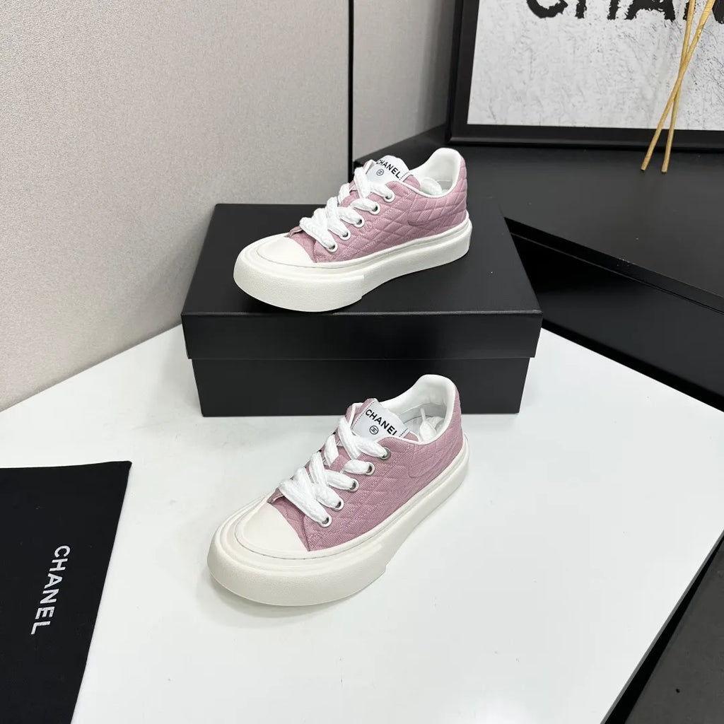 Chanel Women's Panda Sneakers Silk Cowhide Waterproof Cloth TPU 2026
