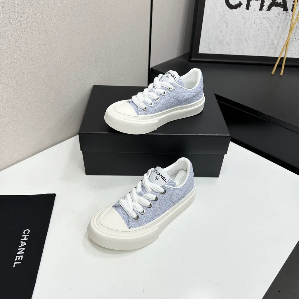 Chanel Women's Panda Sneakers Silk Cowhide Waterproof Cloth TPU 2026