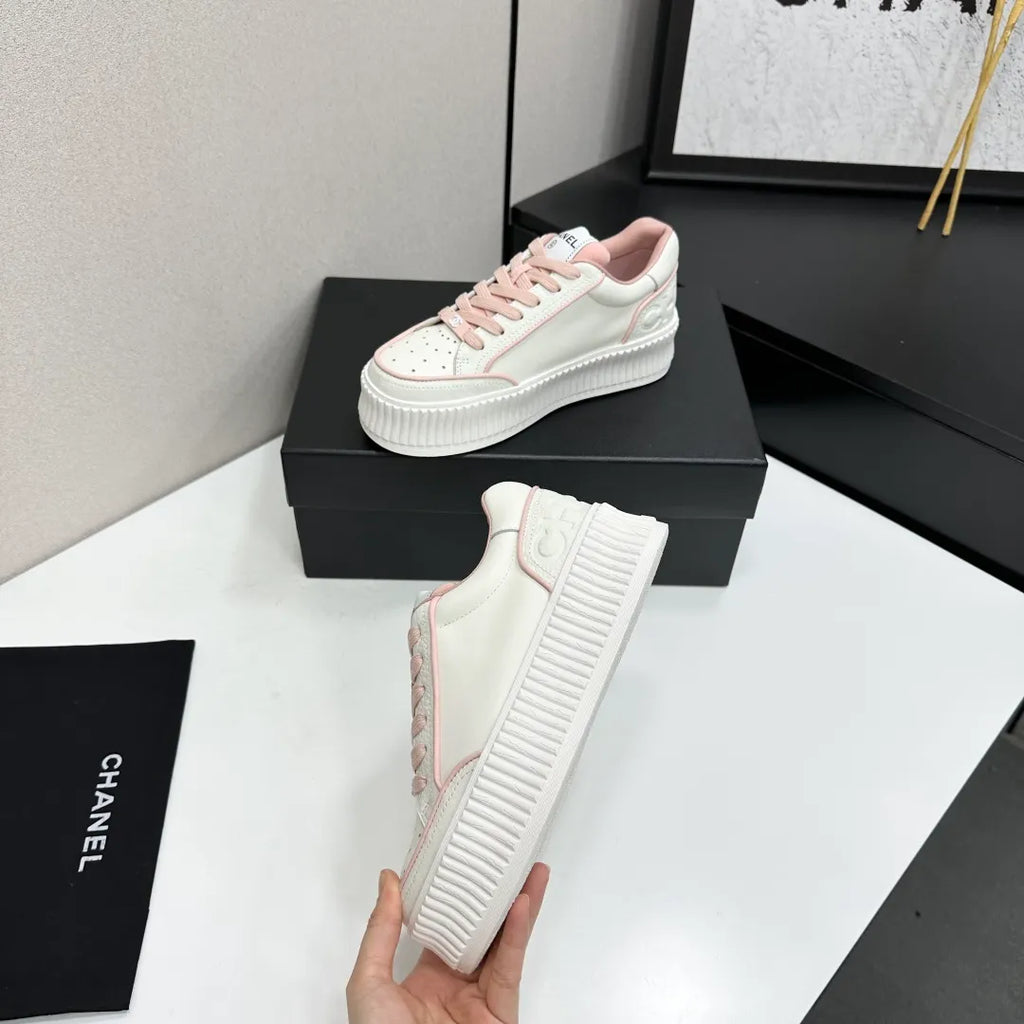 Chanel Women's Panda Sneakers Silk Cowhide Waterproof Cloth TPU 2026