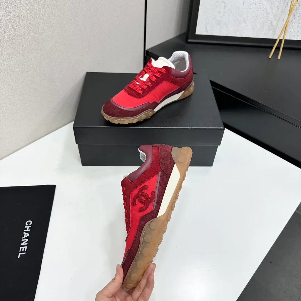 Chanel Women's Panda Sneakers Silk Cowhide Waterproof Cloth TPU 2026