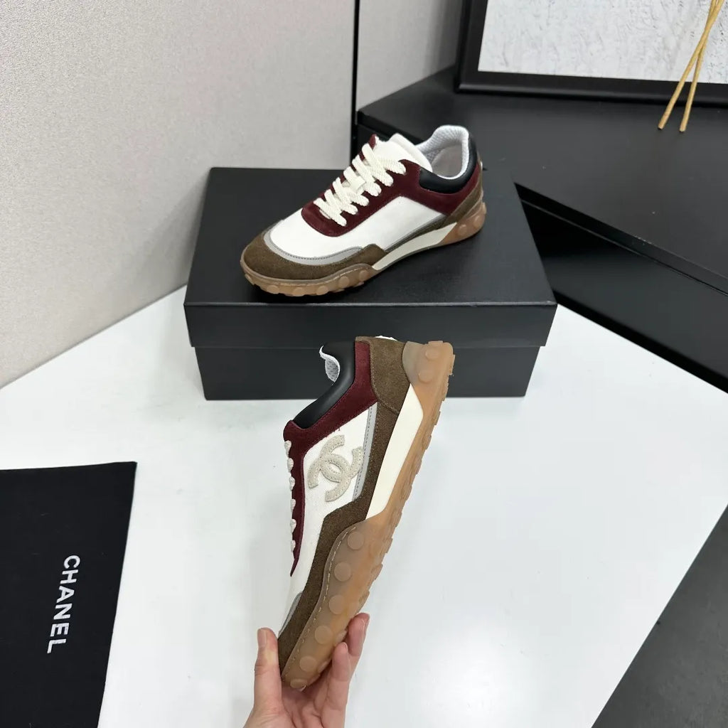 Chanel Women's Panda Sneakers Silk Cowhide Waterproof Cloth TPU 2026
